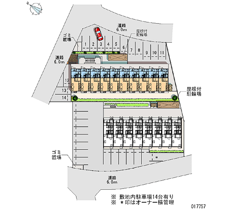 17757 Monthly parking lot