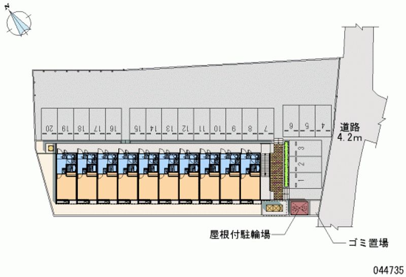 レオパレス豊 月極駐車場