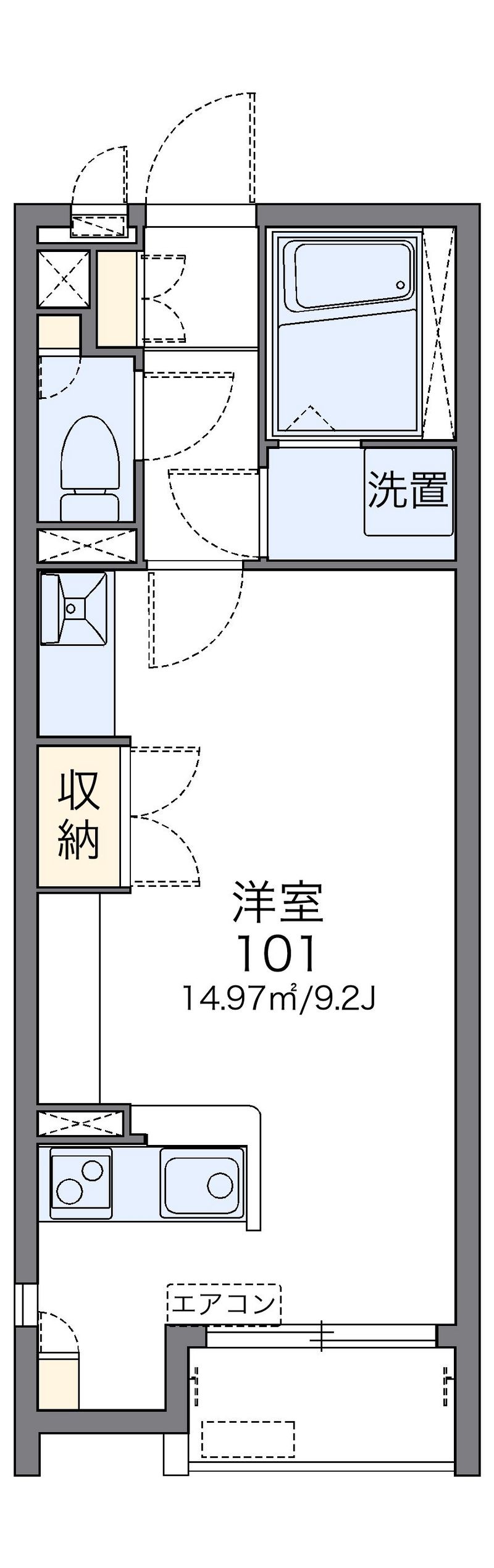 レオネクストさくらい 間取図