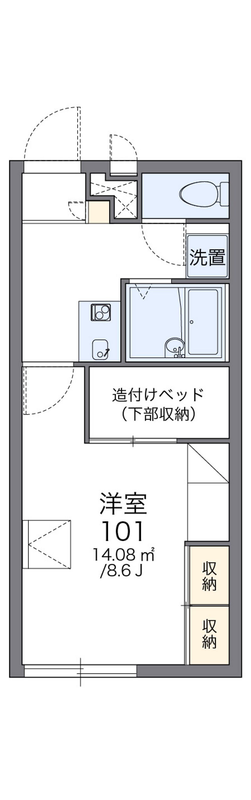 レオパレススワホーム 間取図