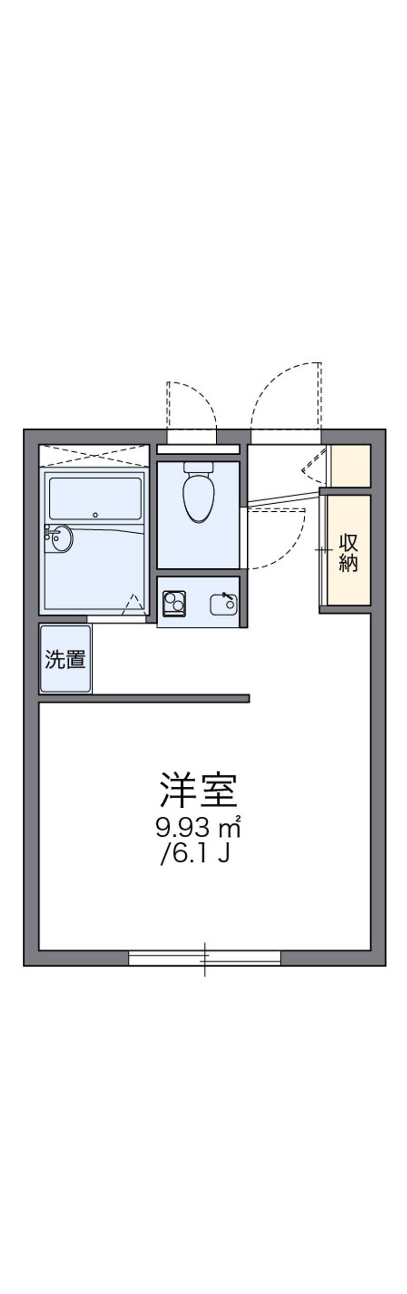レオパレス宮崎 間取図