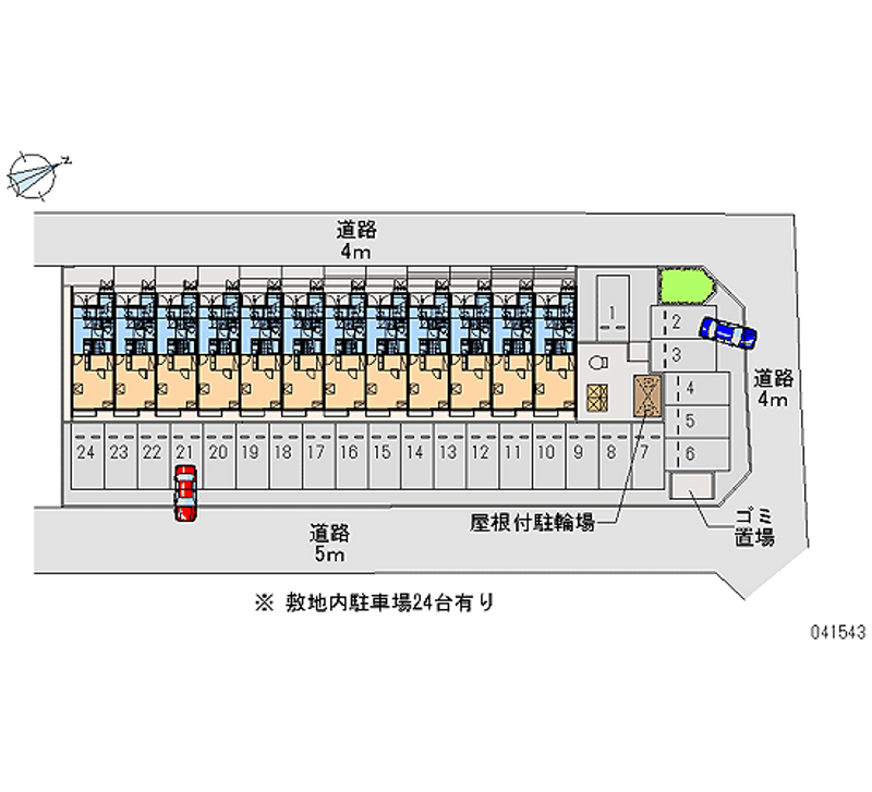 レオネクストパーシモン 月極駐車場