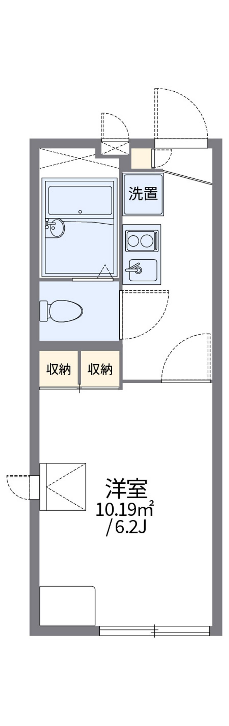 レオパレスコモンフィンチ 間取図