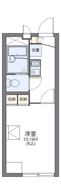 レオパレスラッキーハイムＦ 間取り図