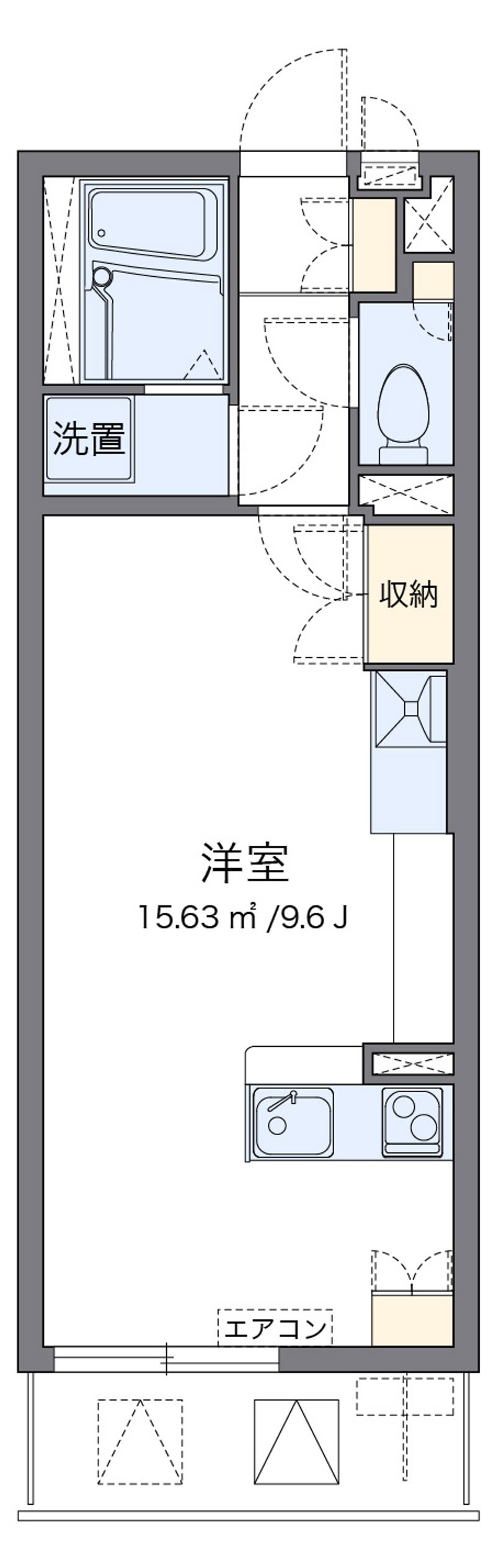 レオネクストユーカリ 間取図