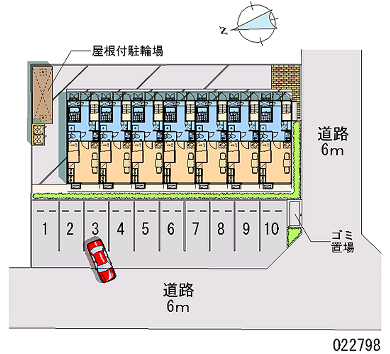 レオパレス皆生新田 月極駐車場