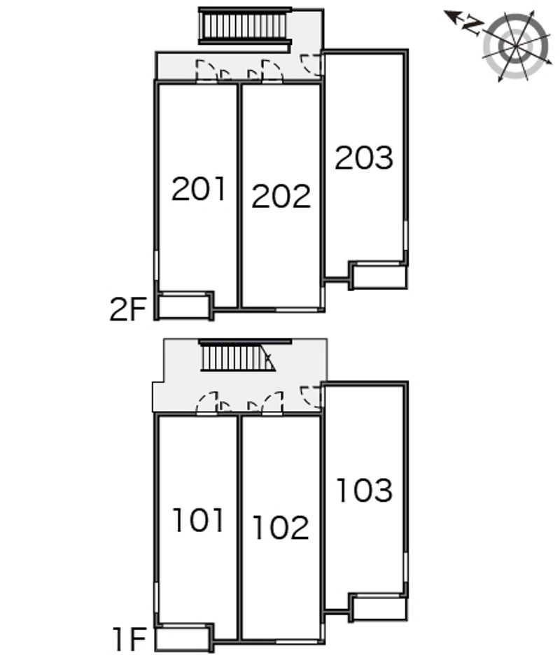 ミランダ新座ブルー２ 間取配置図