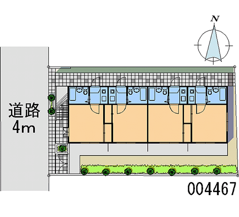 レオパレス新高円寺 区画図