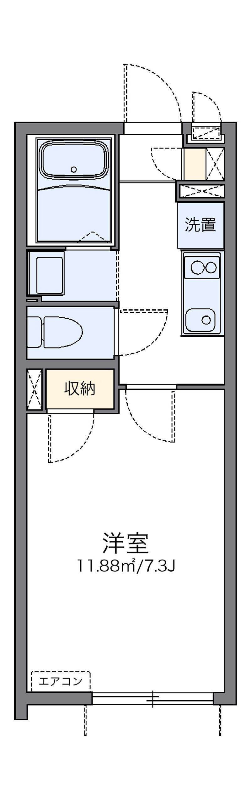 レオパレスヴィブレ 間取り