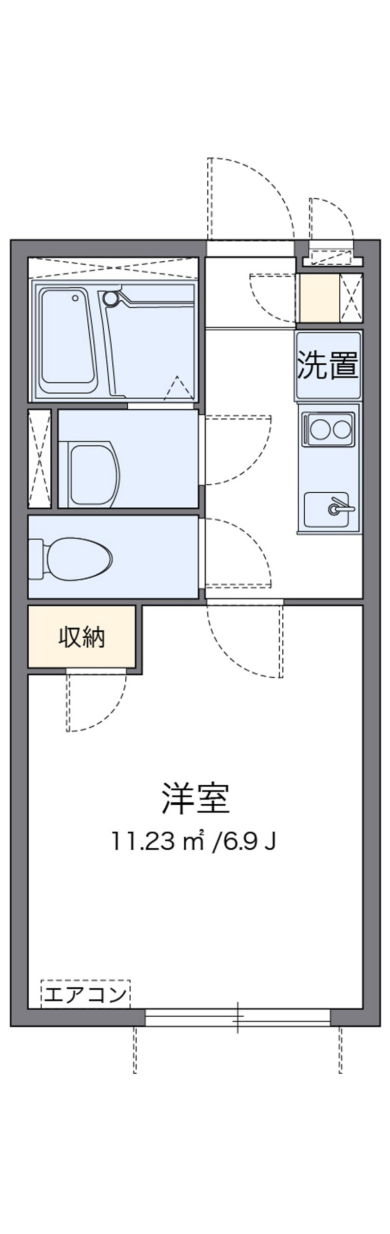 クレイノエブリシンⅡ 間取り