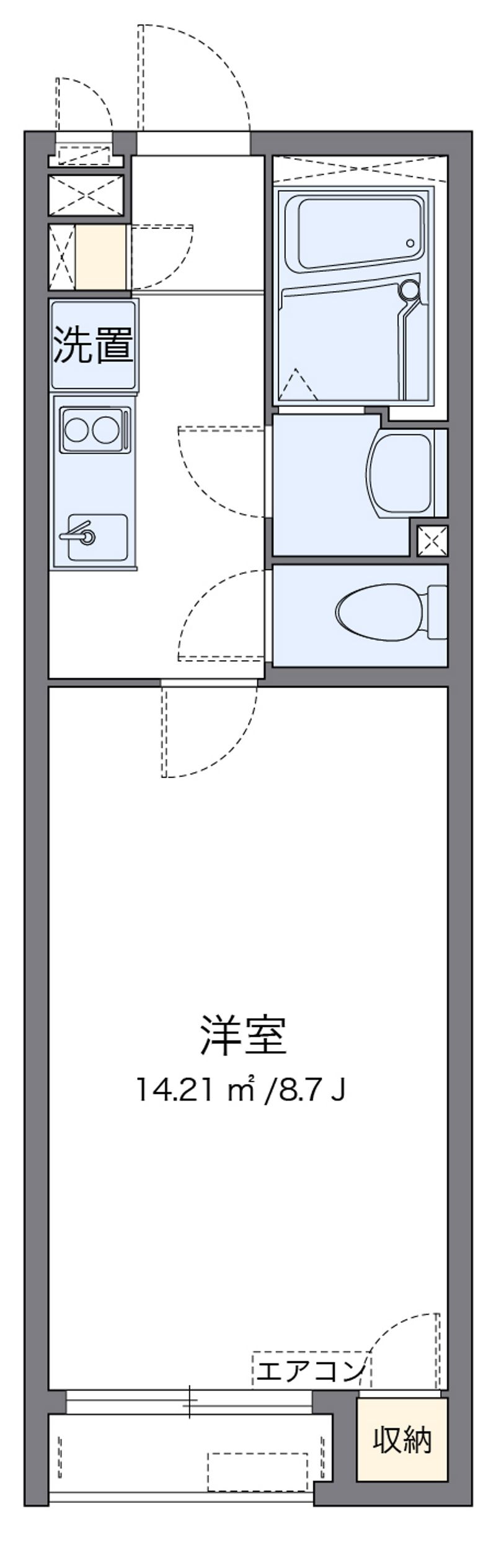 クレイノもみの木 間取図