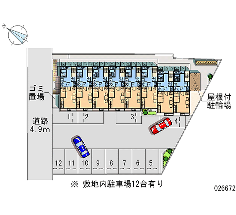 26672月租停車場