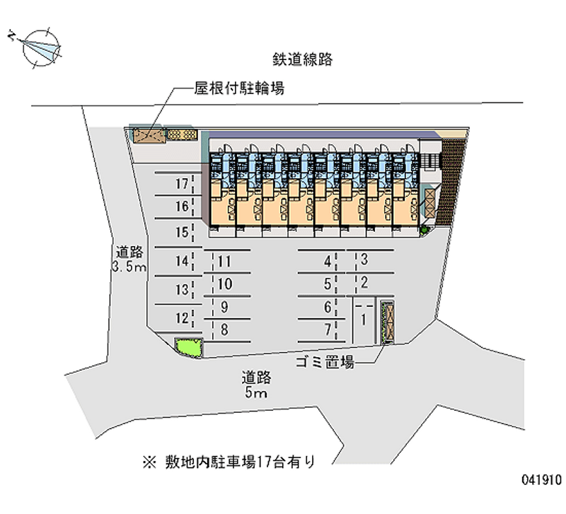 41910 bãi đậu xe hàng tháng