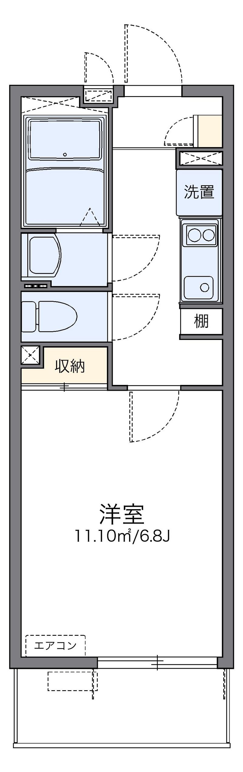 レオネクストフローラ鈴蘭台 間取り