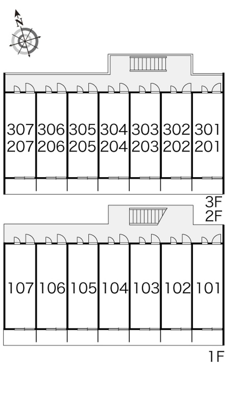 レオパレスＦｕｔｕｒｅ 間取配置図