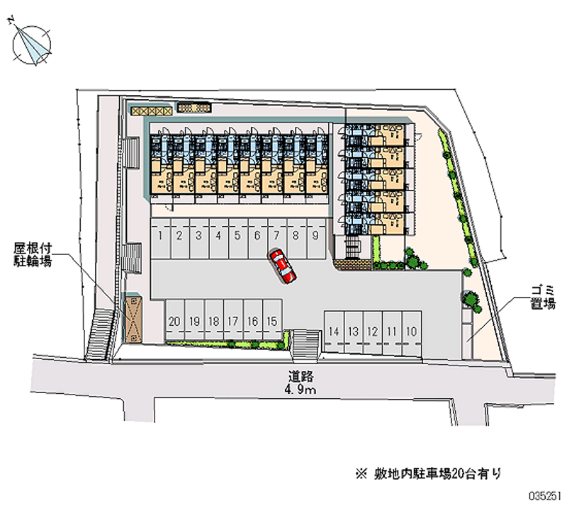 35251 Monthly parking lot