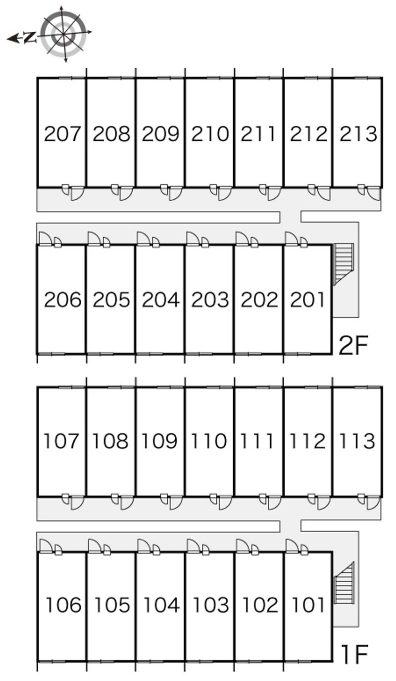 レオパレスピアーナ 間取り配置図