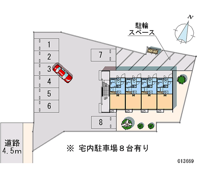 レオパレス東潟敷 月極駐車場