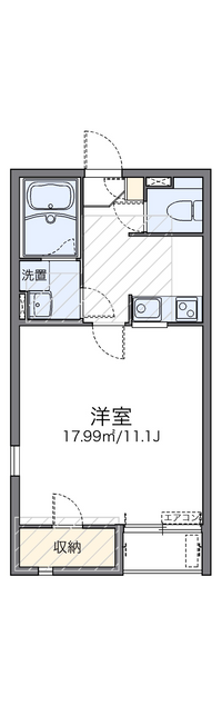 レオネクストハイツ西田 間取り図