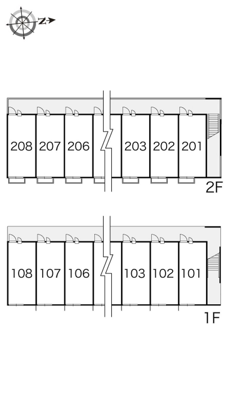 レオパレスエスポワール 間取り配置図