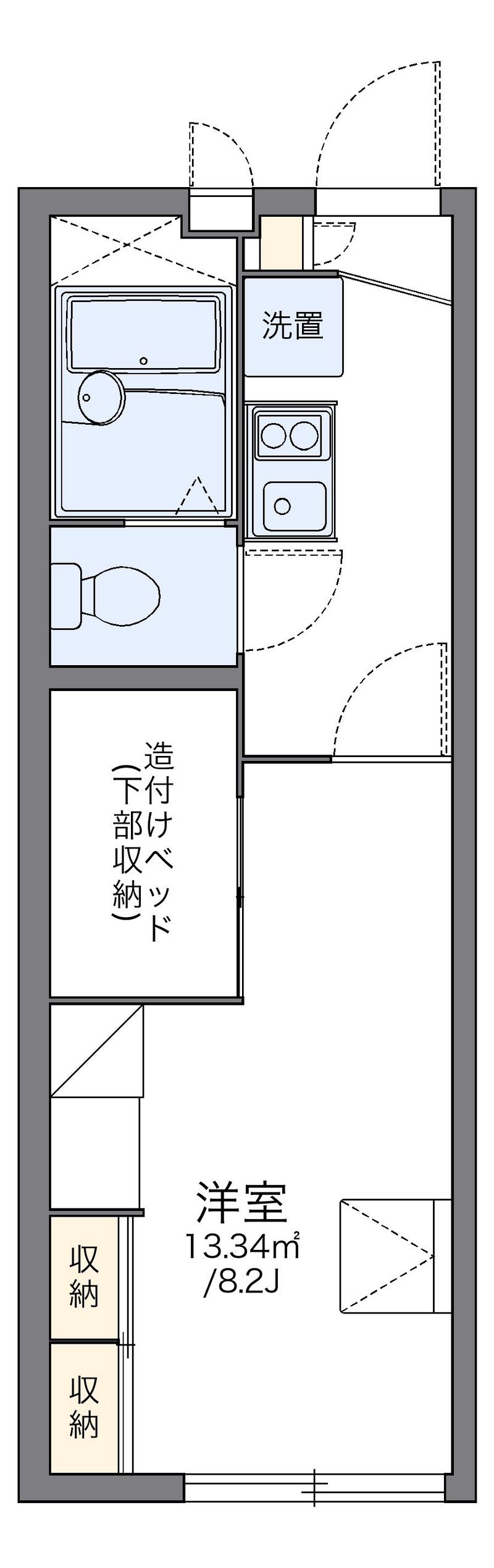 レオパレスフーズフー 間取図