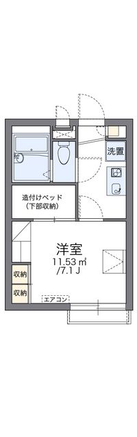 レオパレス具々田Ⅱ 間取り図