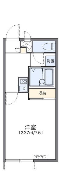 レオパレス上滝野レジェンド 間取り図