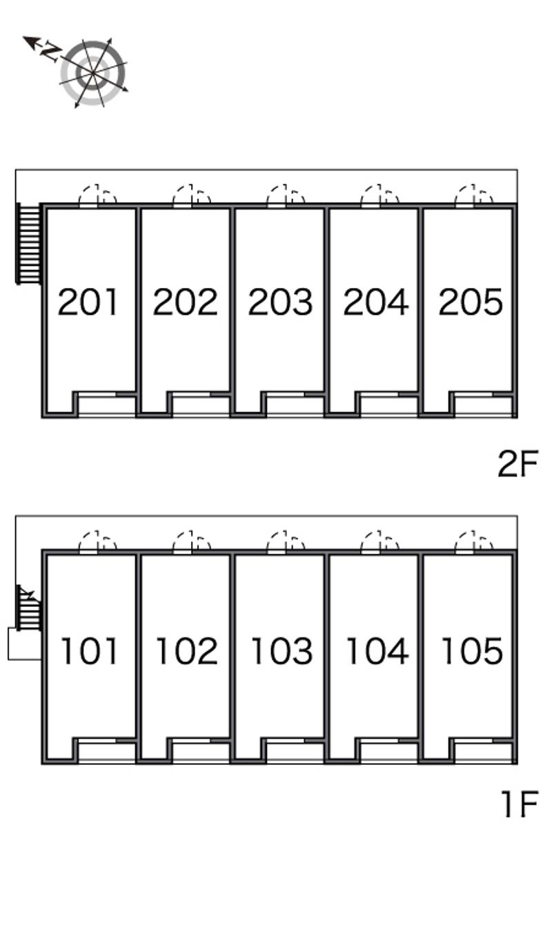 レオネクストＡＫＵＲＡ６ 間取り配置図