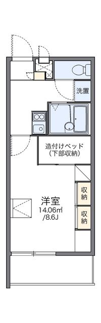 レオパレスＢｌｕｅ・ｗｉｌｌｏ 間取り図