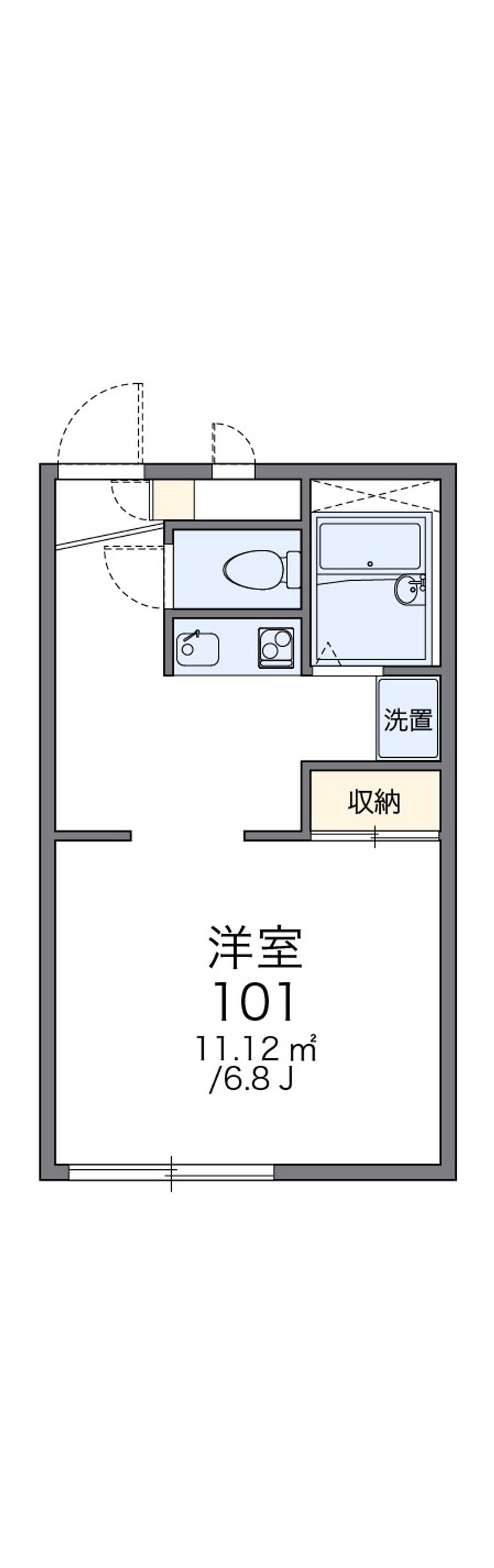 レオパレス永国 間取図