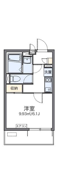 レオネクストアヴリール九条 間取り図