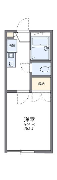 レオパレス東野 間取り図