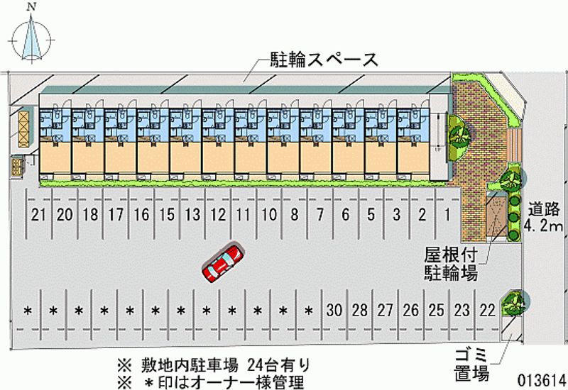 13614 Monthly parking lot