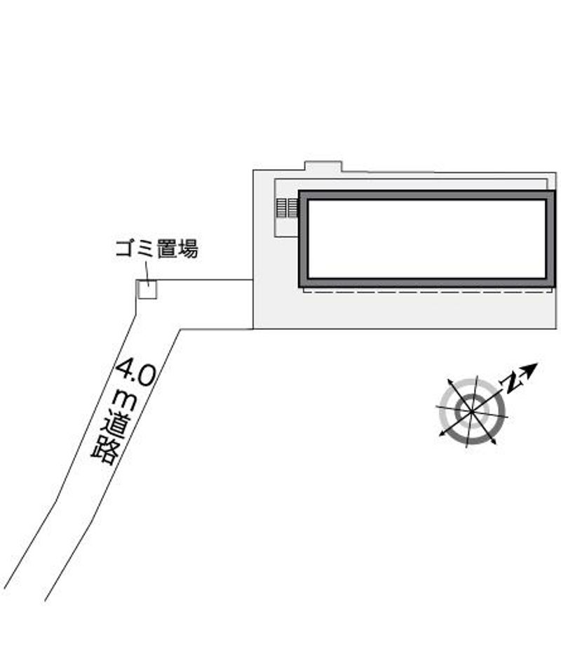 レオパレスふる里 配置図