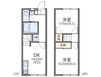 レオパレスサンクチュアリー 間取り図