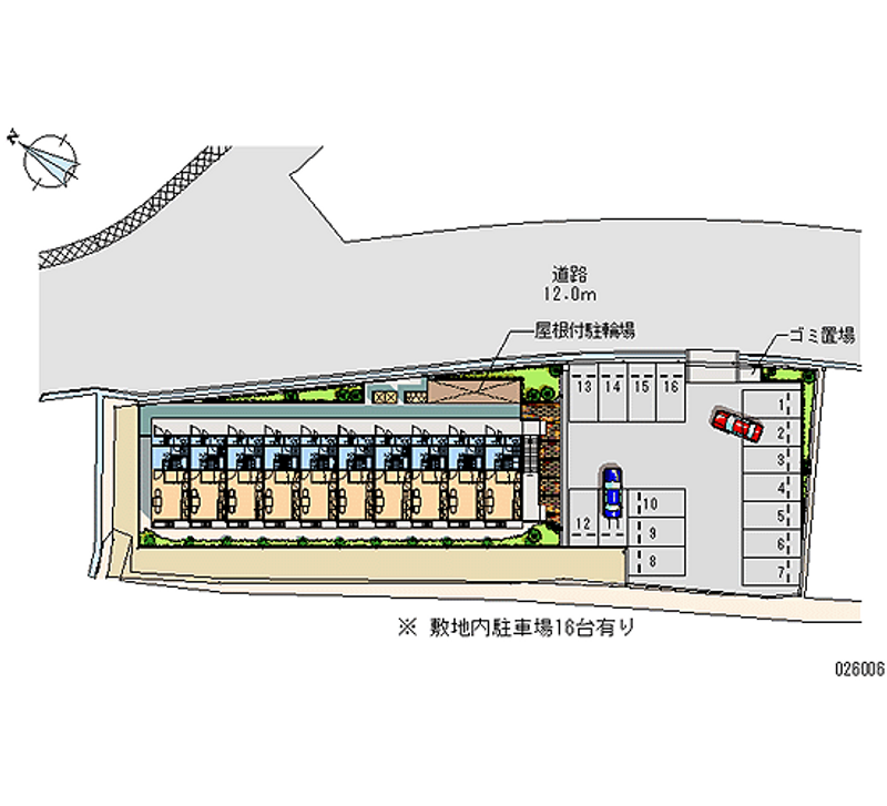 レオパレスＴＡＭＯＮ 月極駐車場