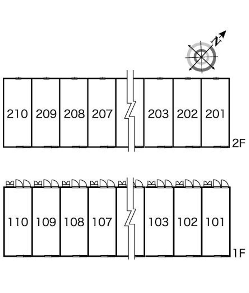 レオパレスＭｓ 間取配置図