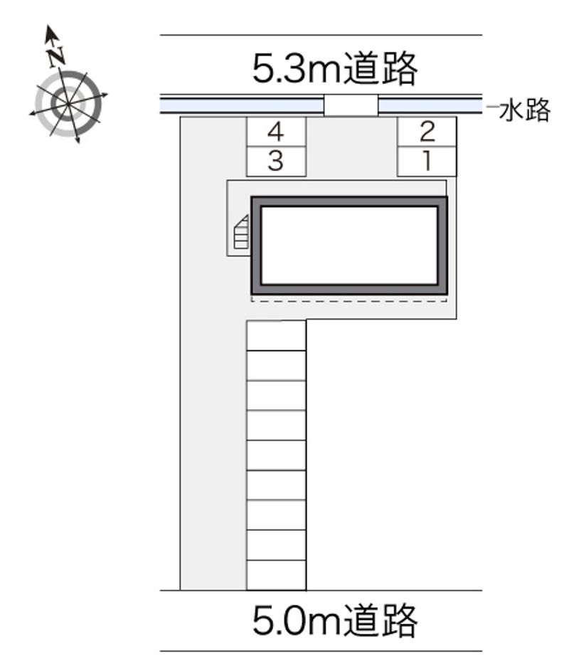 レオパレスプラスパー 配置図