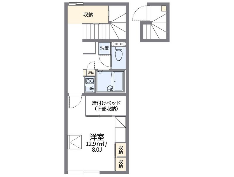 レオパレスグリーン　フィールド 間取図