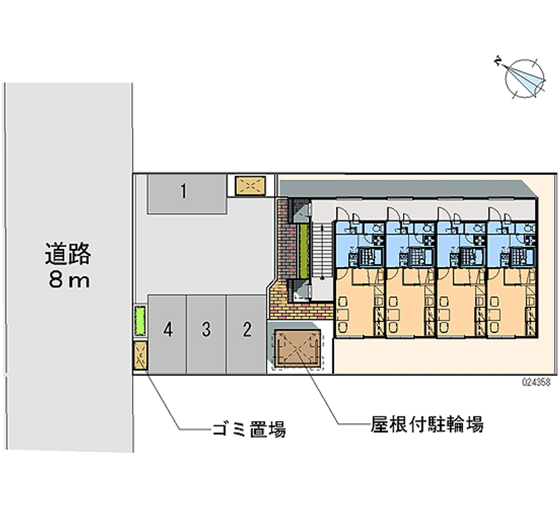 レオパレスコンフォート０４ 月極駐車場