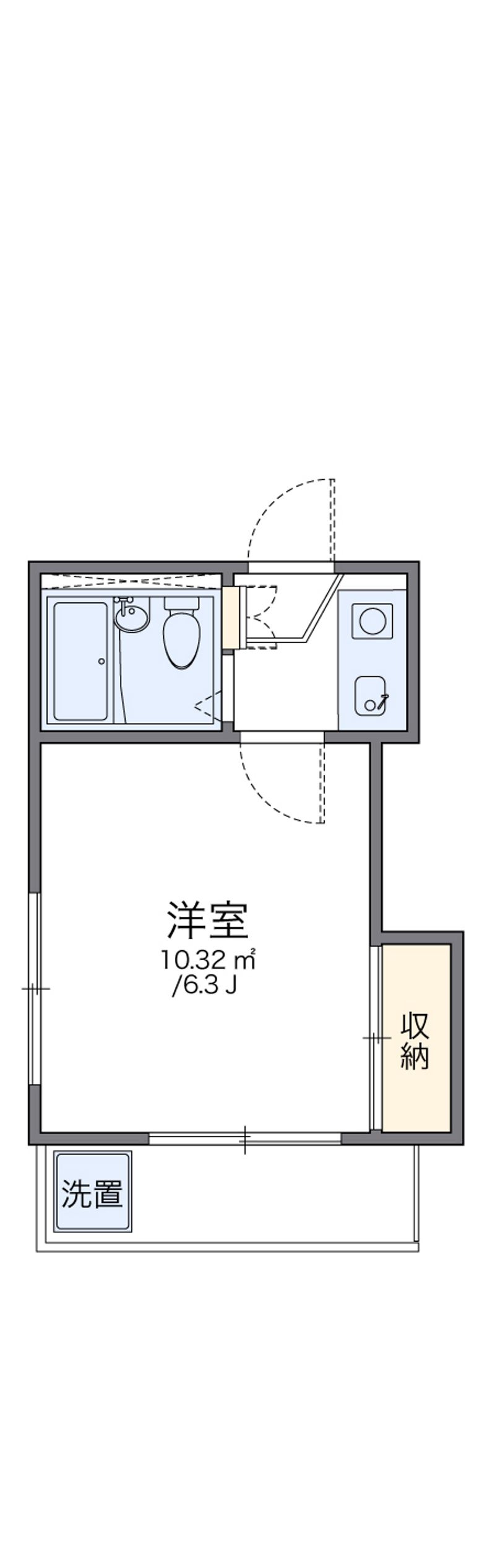 レオパレス新伊丹第２ 間取り