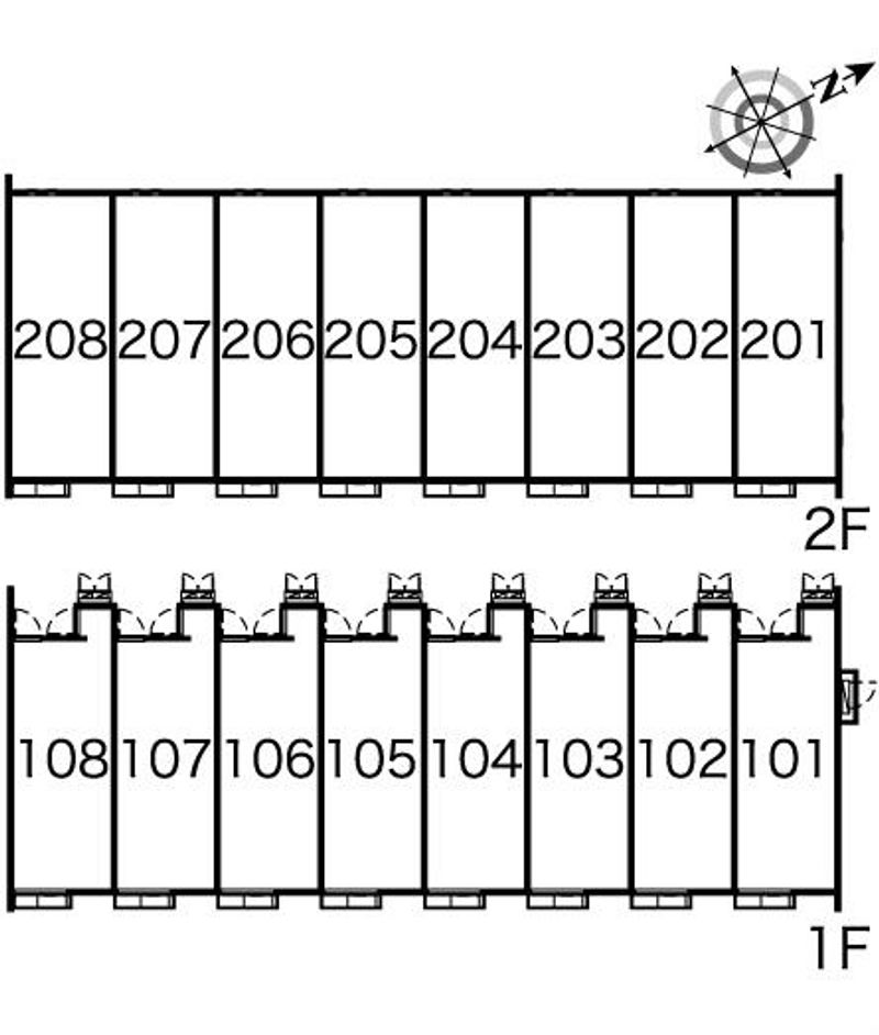 レオネクストグリーンパール 間取り配置図