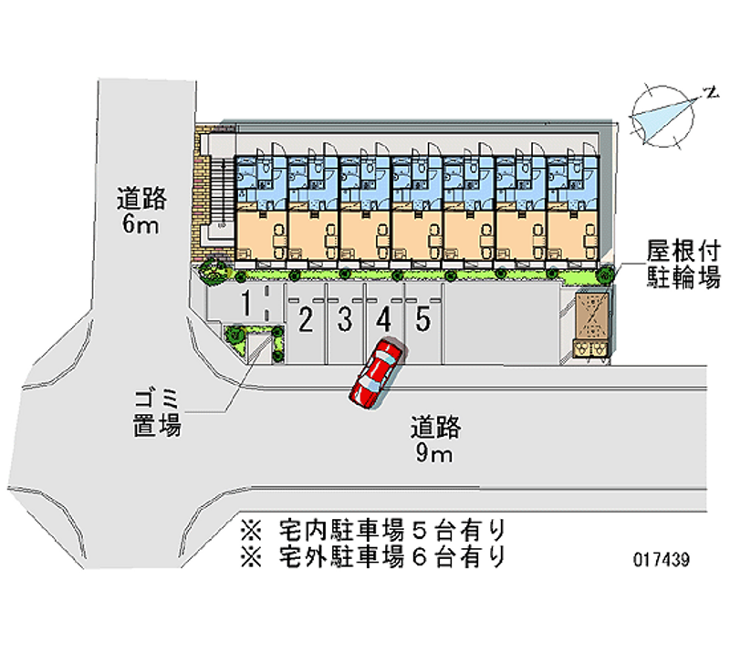 レオパレスルナシャイン 月極駐車場