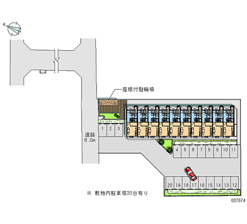 37674 Monthly parking lot