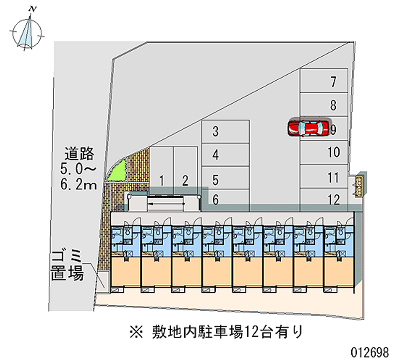 12698 Monthly parking lot