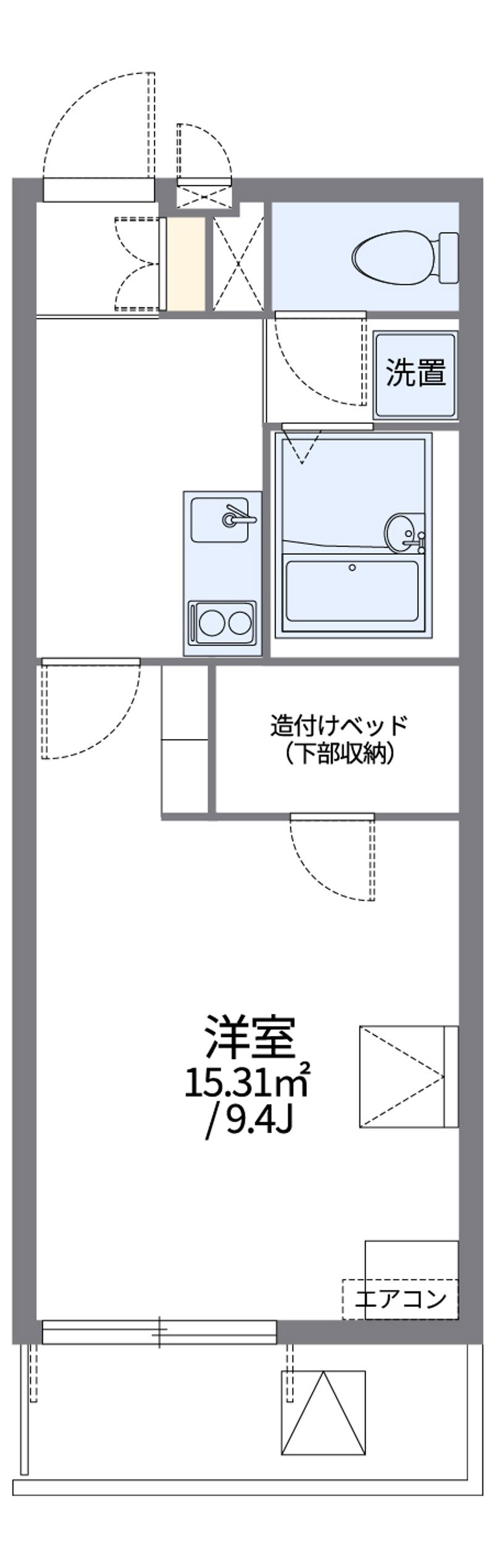 レオパレス蔵 間取り