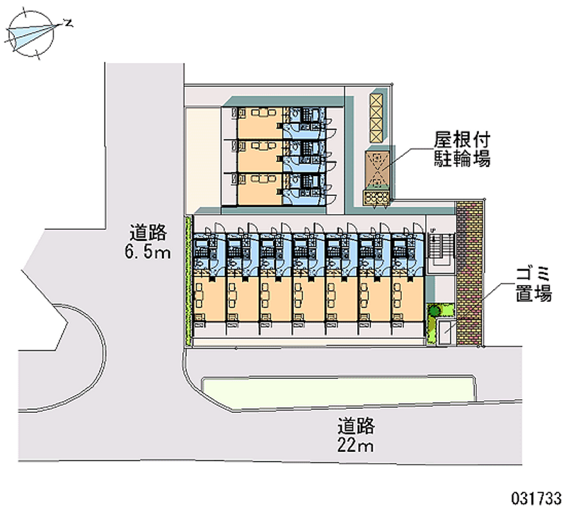 レオパレスＣａｓａ　Ｂｅａｔｏ 区画図