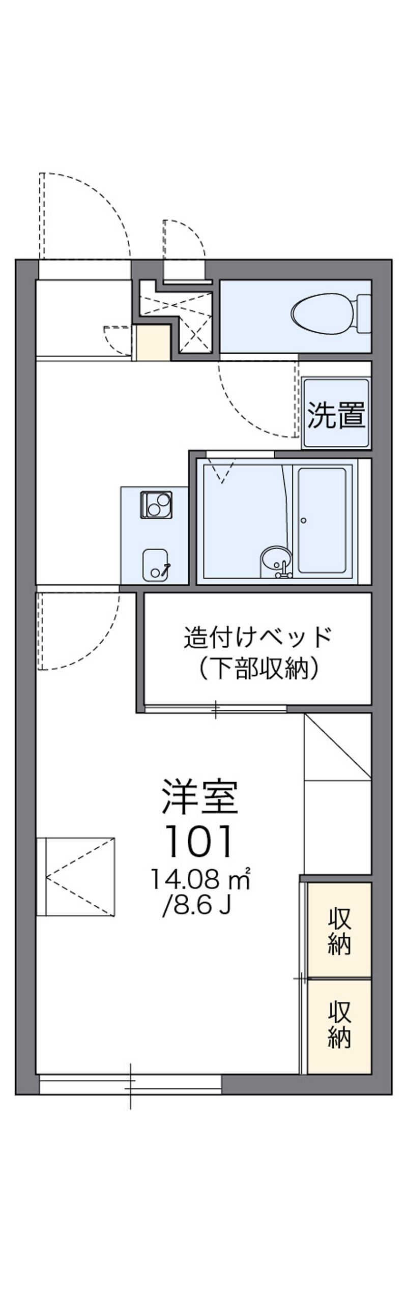 レオパレス大前 間取図