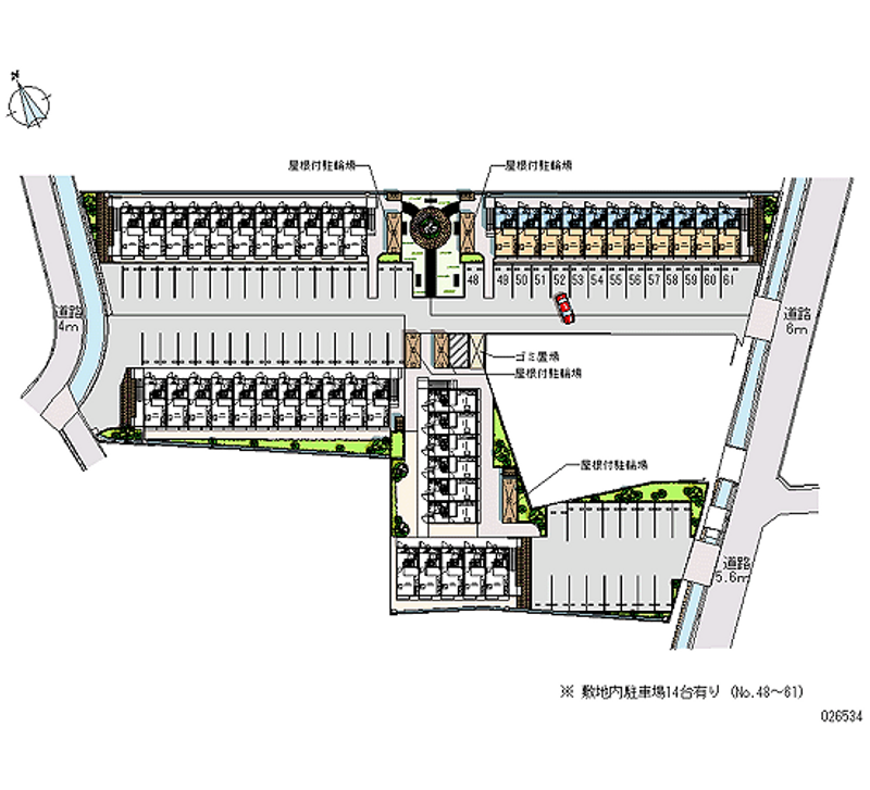 レオパレスコンフォール石橋Ｄ 月極駐車場