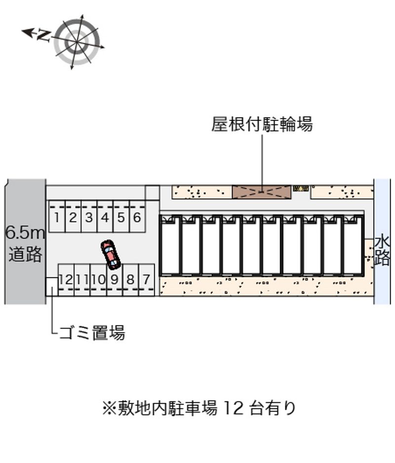レオネクストメゾン野津６ 配置図